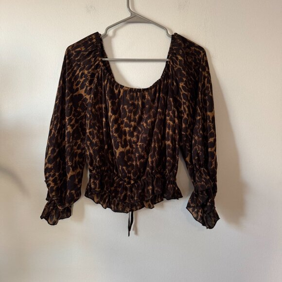 Jen's Pirate Booty Animal Print Top - Picture 2 of 8